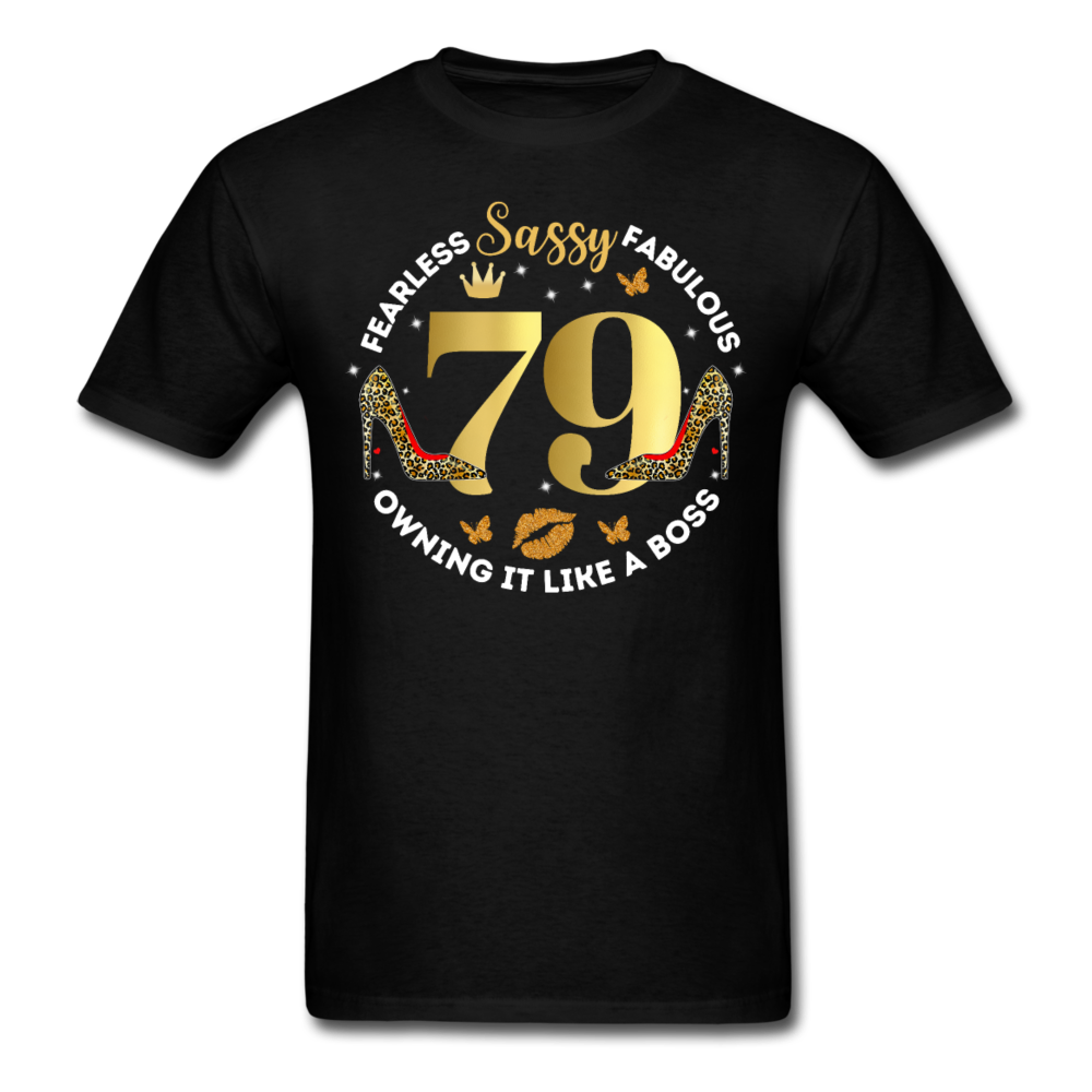 SASSY 79 UNISEX SHIRT - black