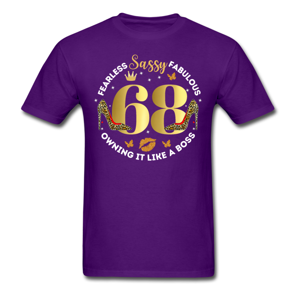 SASSY 68 UNISEX SHIRT - purple