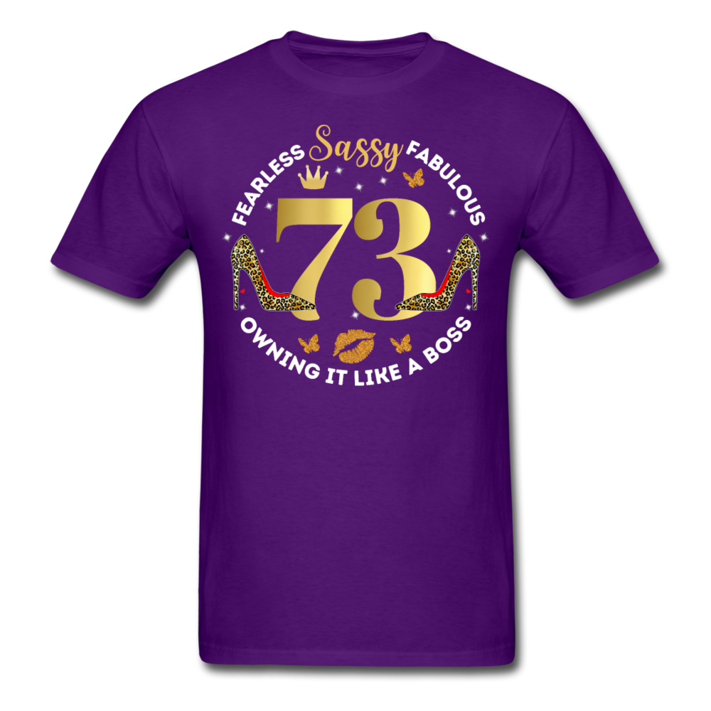 SASSY 73 UNISEX SHIRT - purple