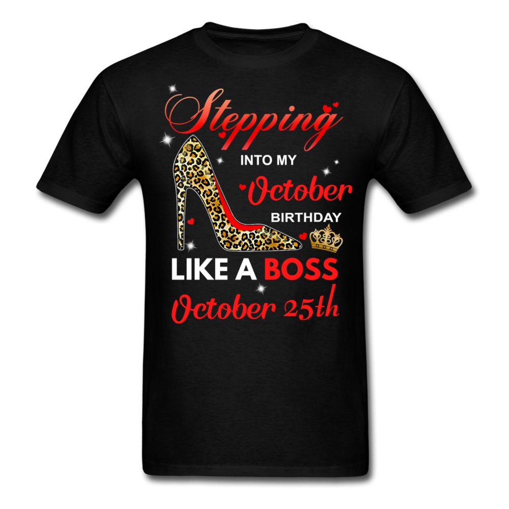 BOSS 25TH OCTOBER UNISEX SHIRT - black