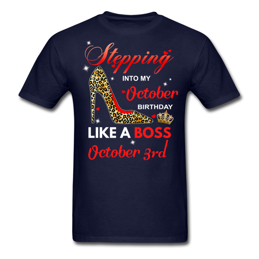 BOSS 3RD OCTOBER UNISEX SHIRT - navy