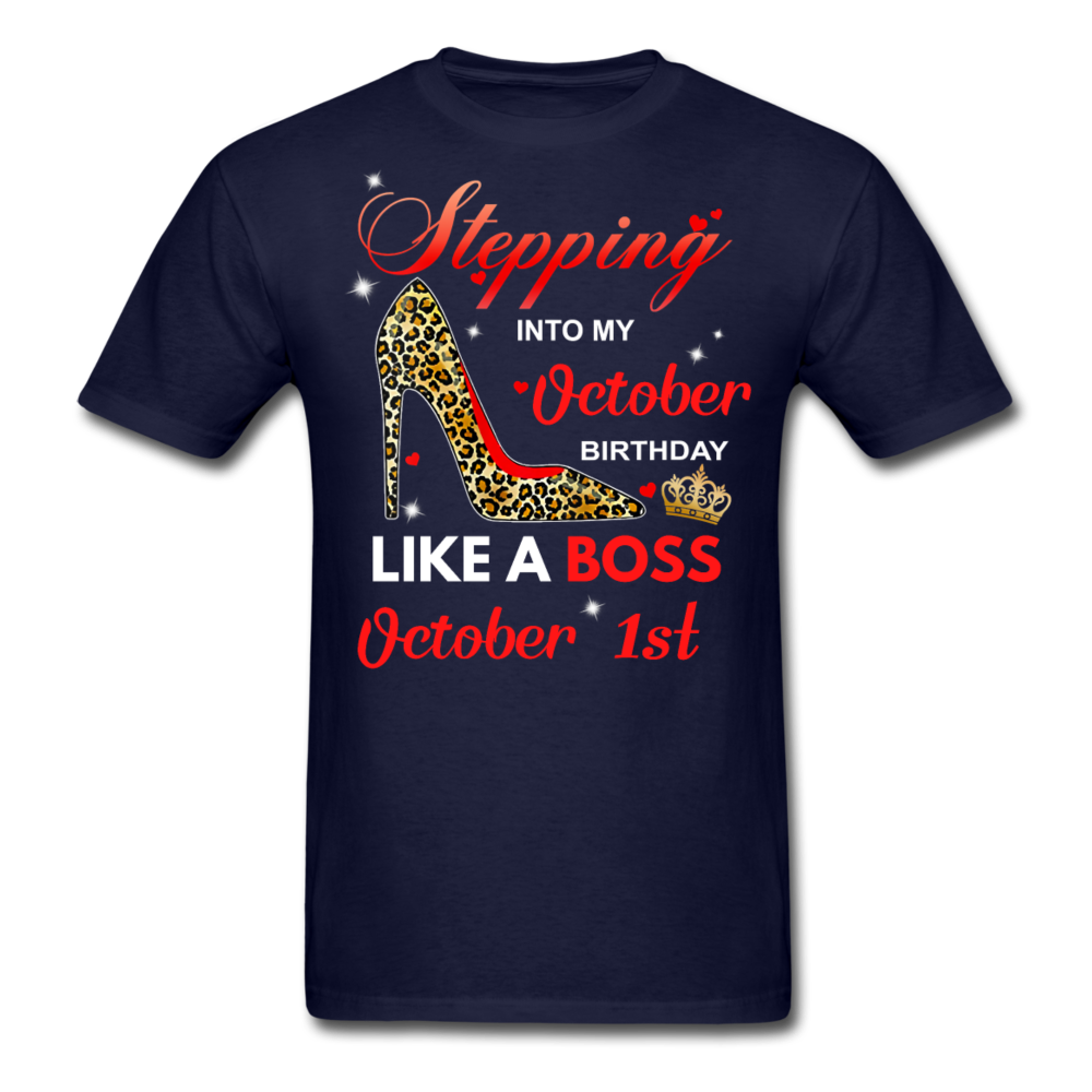 BOSS 1ST OCTOBER UNISEX SHIRT - navy