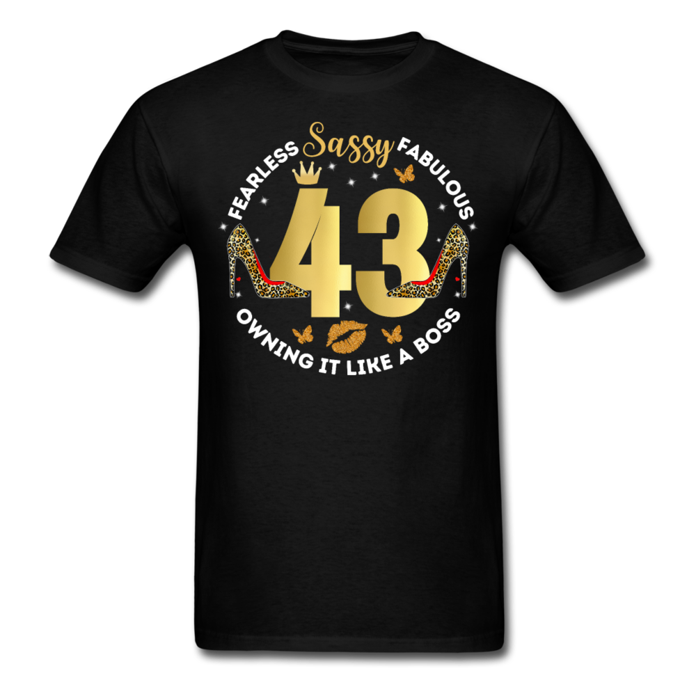 SASSY 43 UNISEX SHIRT - black