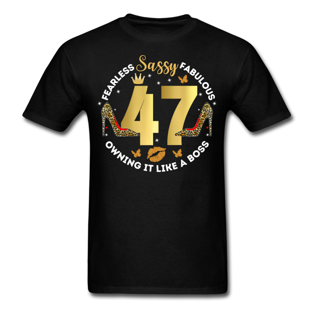 SASSY 47 UNISEX SHIRT - black