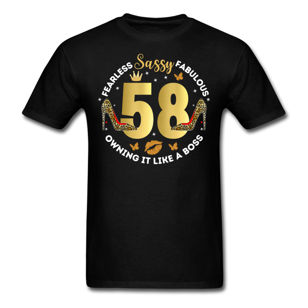 SASSY 58 UNISEX SHIRT - black