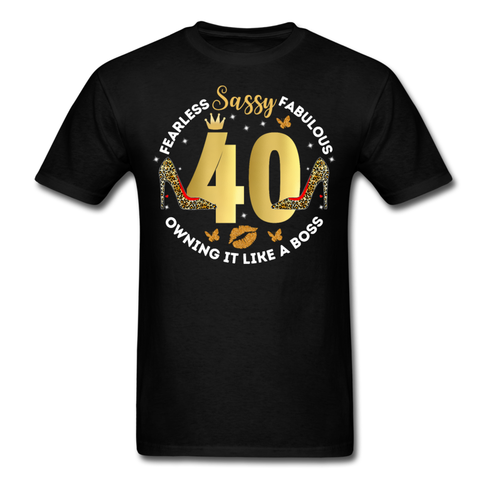 SASSY 40 UNISEX SHIRT - black