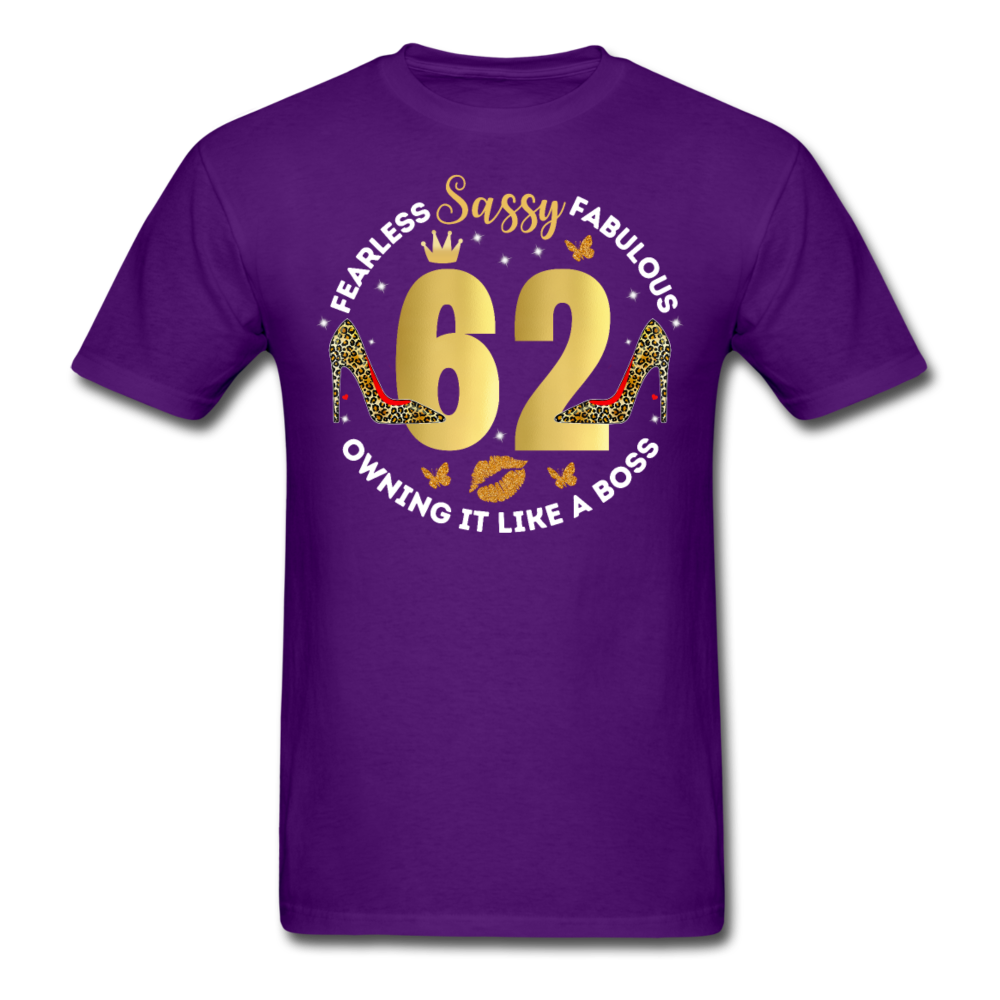 SASSY 62 UNISEX SHIRT - purple