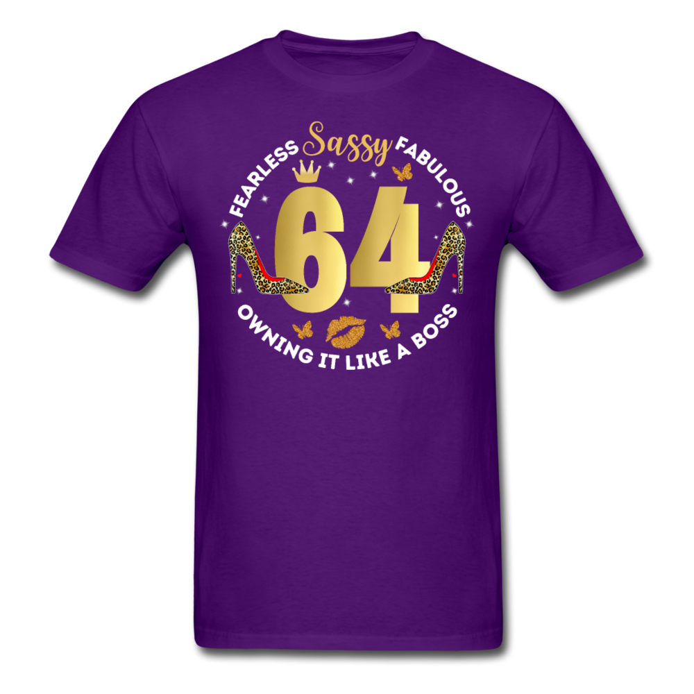 SASSY 64 UNISEX SHIRT - purple