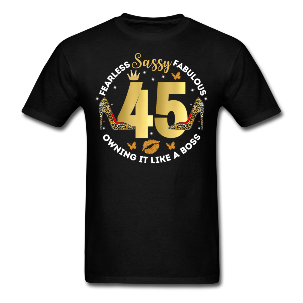 SASSY 45 UNISEX SHIRT - black