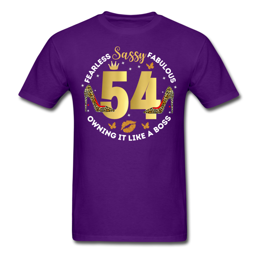 SASSY 54 UNISEX SHIRT - purple