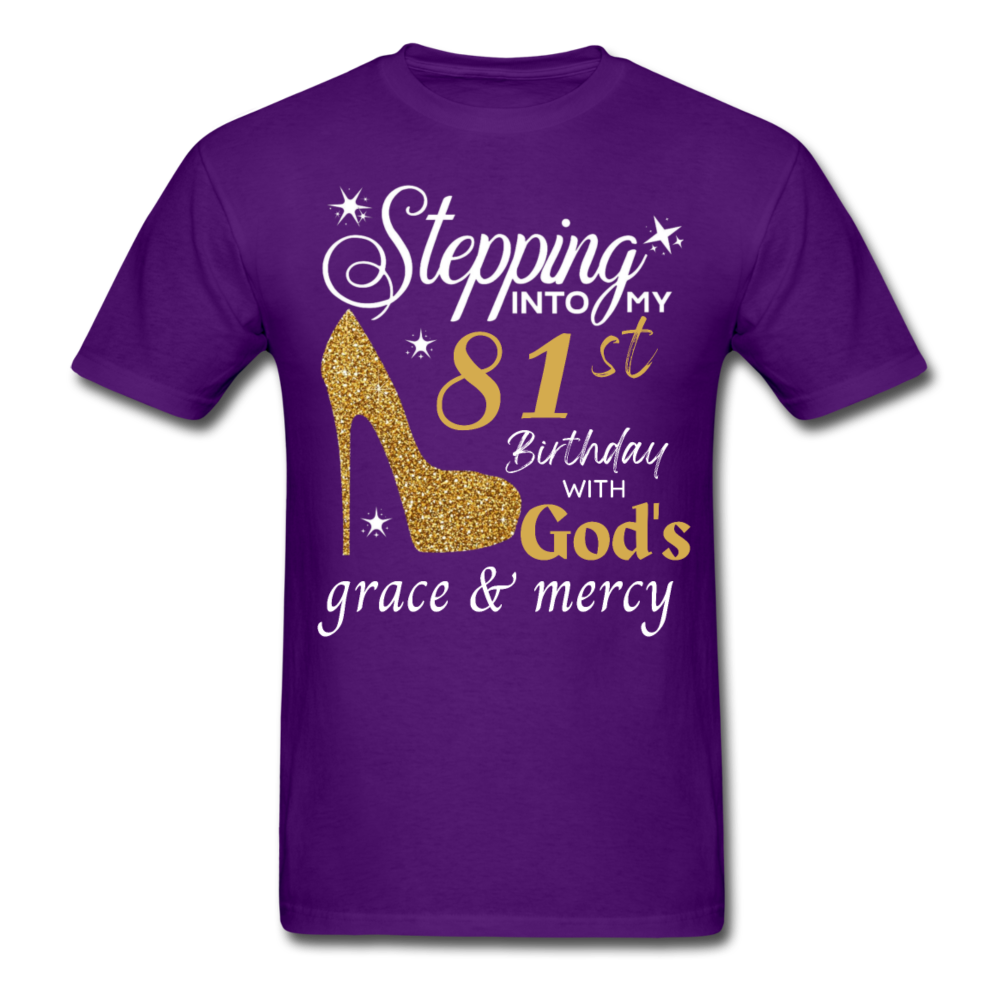 81 GODS GRACE UNISEX SHIRT - purple