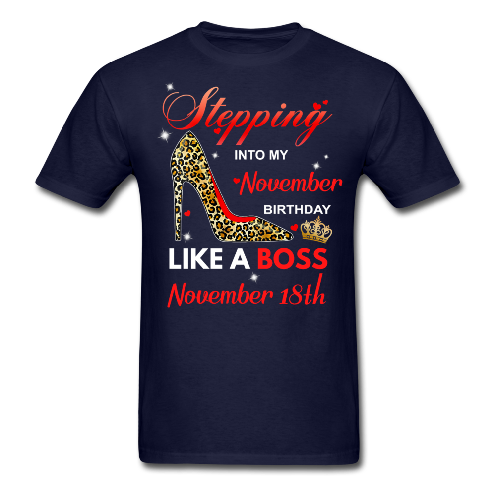 BOSS 18TH NOVEMBER UNISEX SHIRT - navy