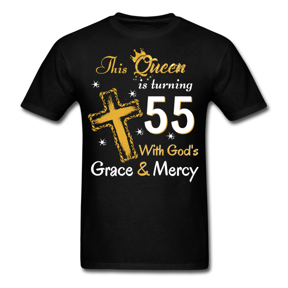 QUEEN 55 MERCY UNISEX SHIRT - black