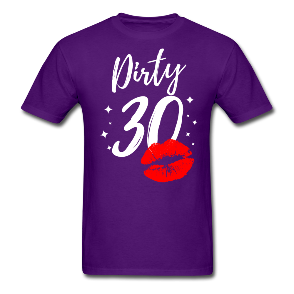 DIRTY 30 UNISEX SHIRT - purple