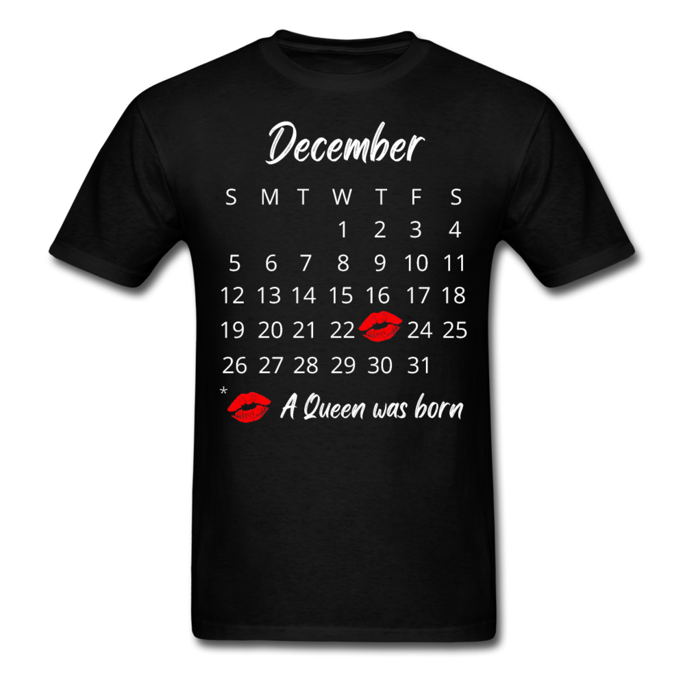 23RD DECEMBER UNISEX SHIRT - black