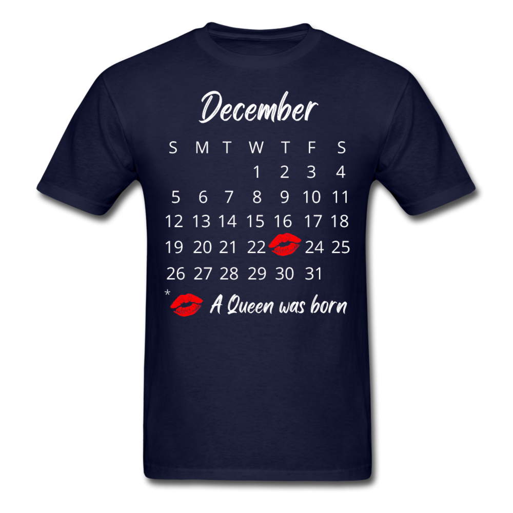 23RD DECEMBER UNISEX SHIRT - navy