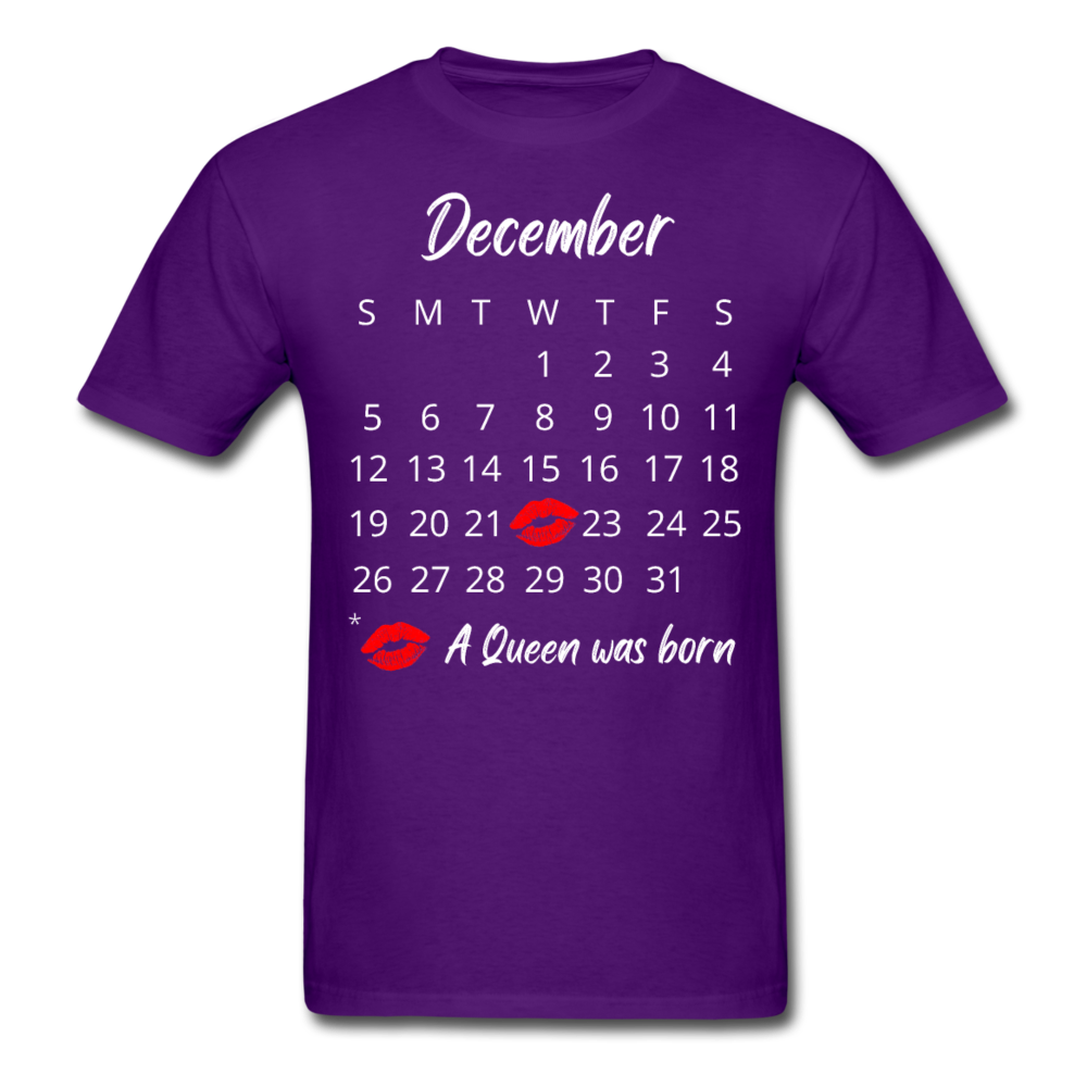 22ND DECEMBER UNISEX SHIRT - purple