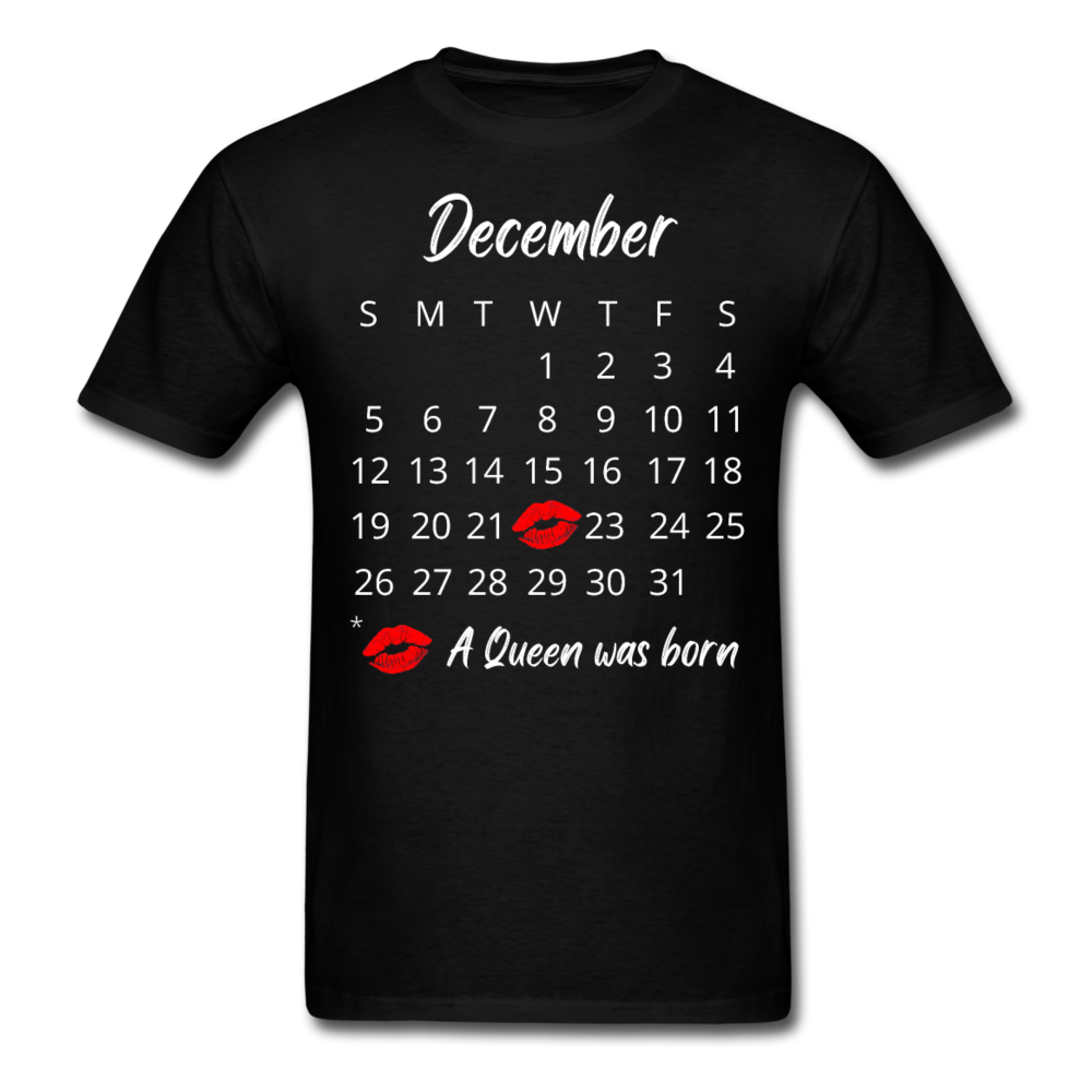 22ND DECEMBER UNISEX SHIRT - black