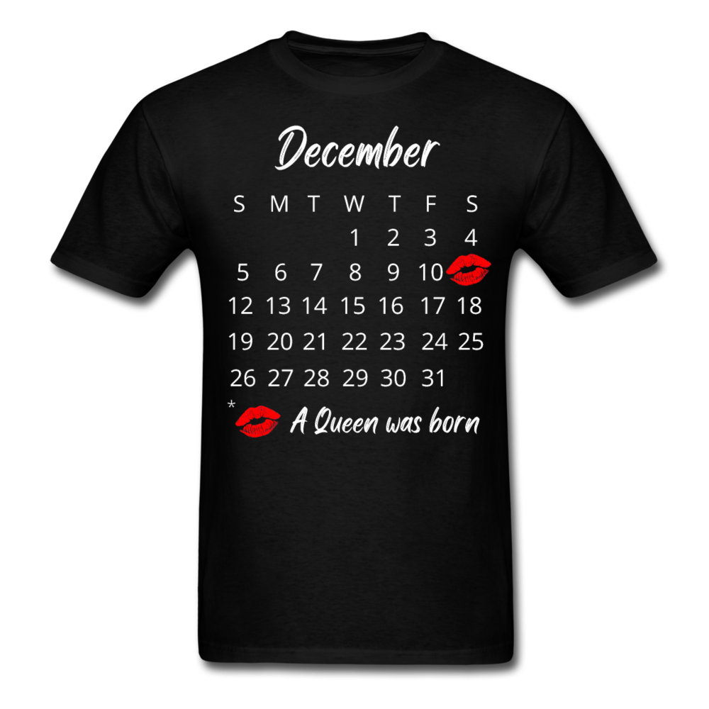 11TH DECEMBER UNISEX SHIRT - black