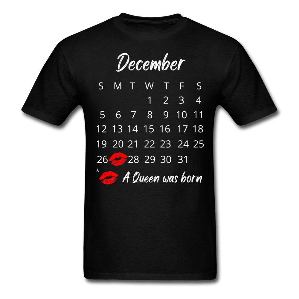 27TH DECEMBER UNISEX SHIRT - black