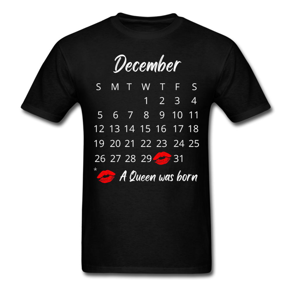 30TH DECEMBER UNISEX SHIRT - black