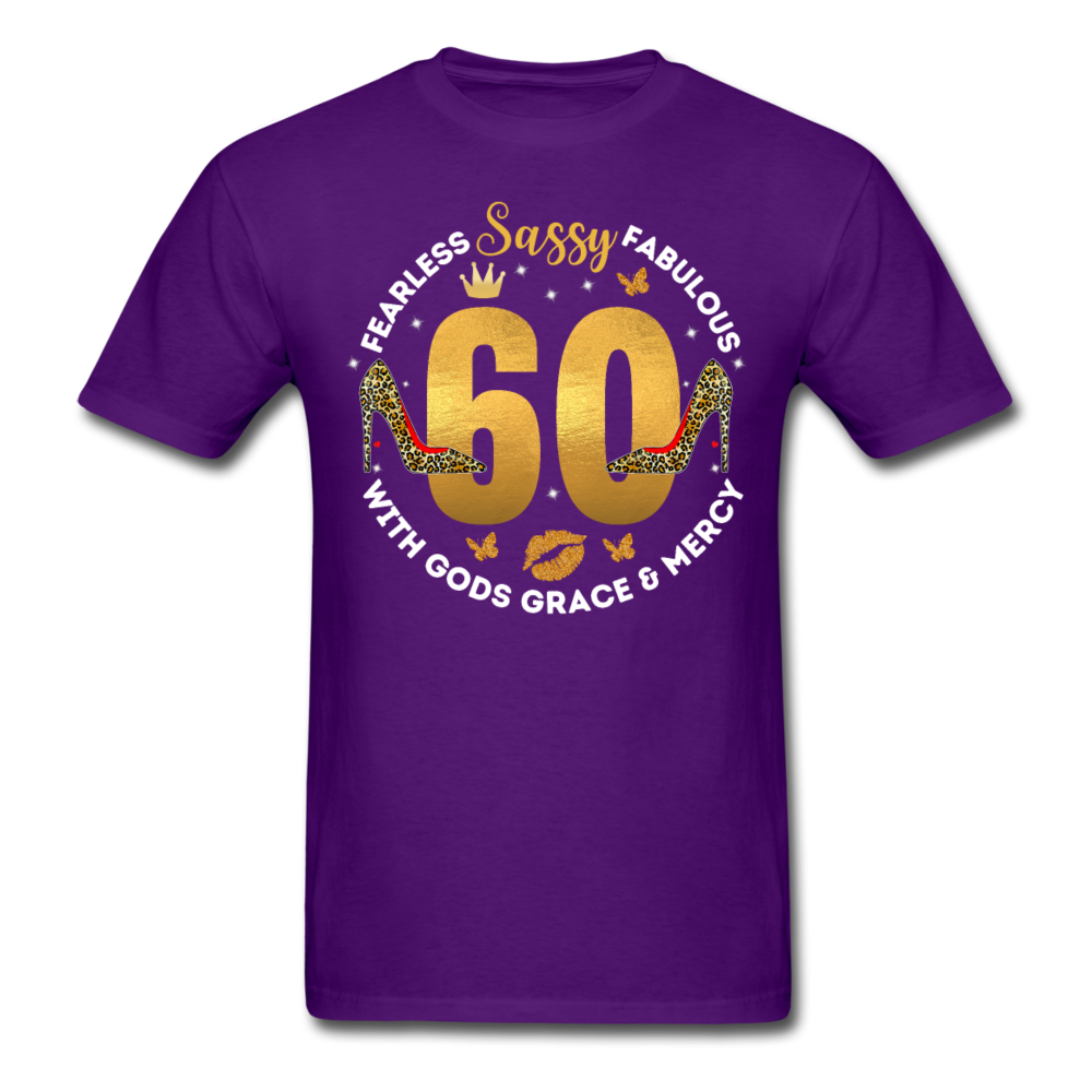 SASSY 60 GRACE UNISEX SHIRT - purple