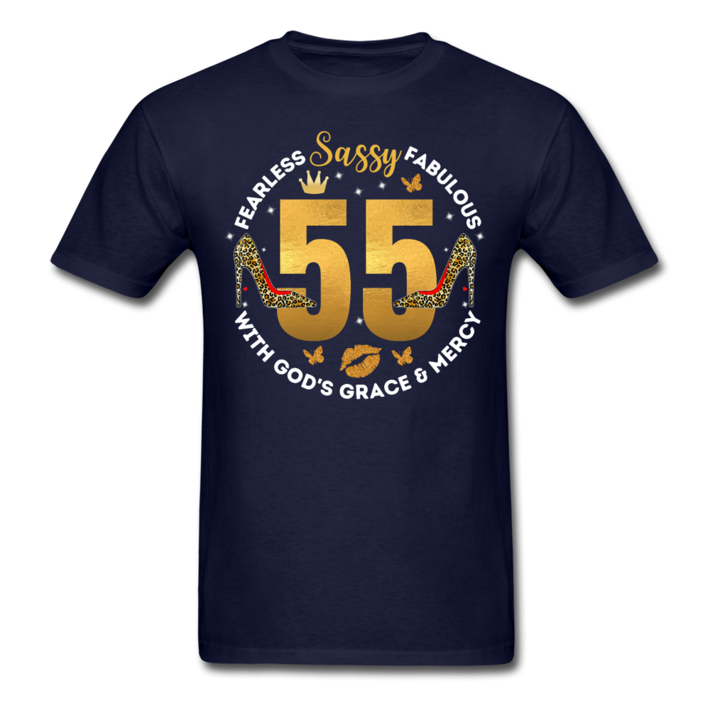 SASSY 55 GRACE UNISEX SHIRT - navy