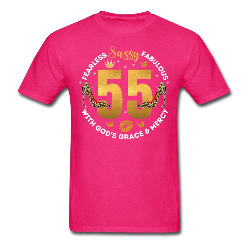 SASSY 55 GRACE UNISEX SHIRT - fuchsia