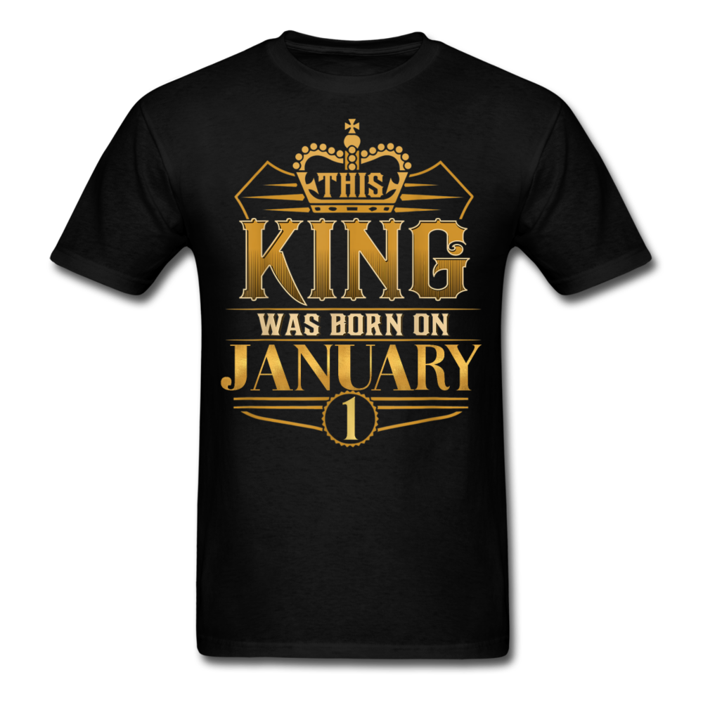 KING 1ST JANUARY SHIRT - black