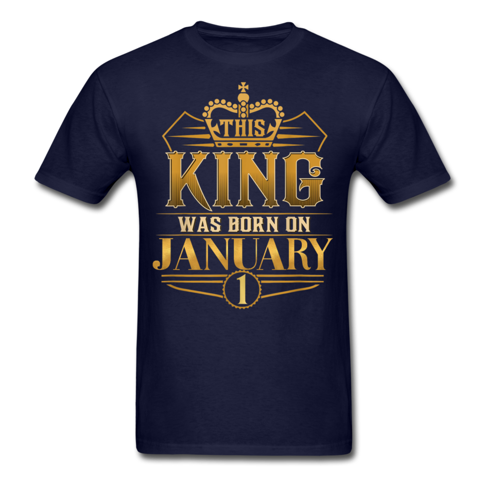 KING 1ST JANUARY SHIRT - navy