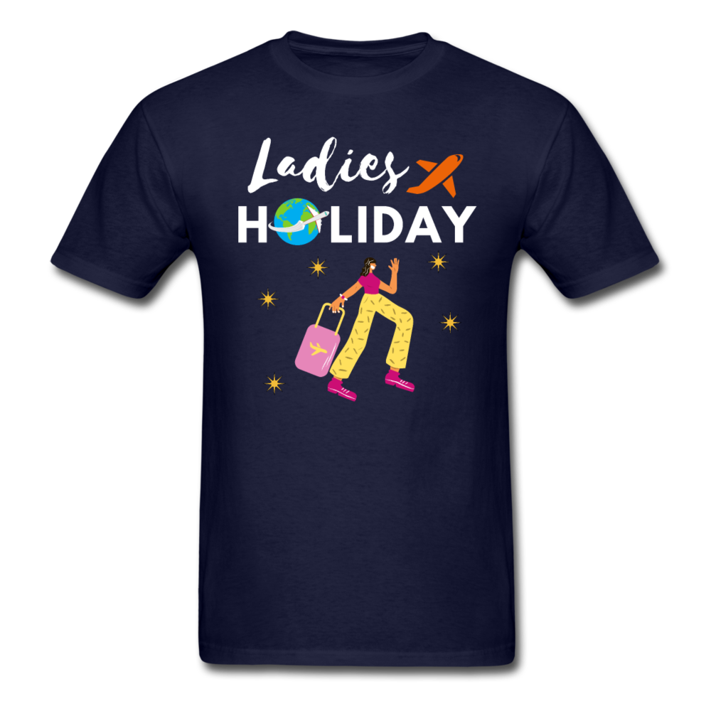 LADIES HOLIDAY IDEA UNISEX SHIRT - navy