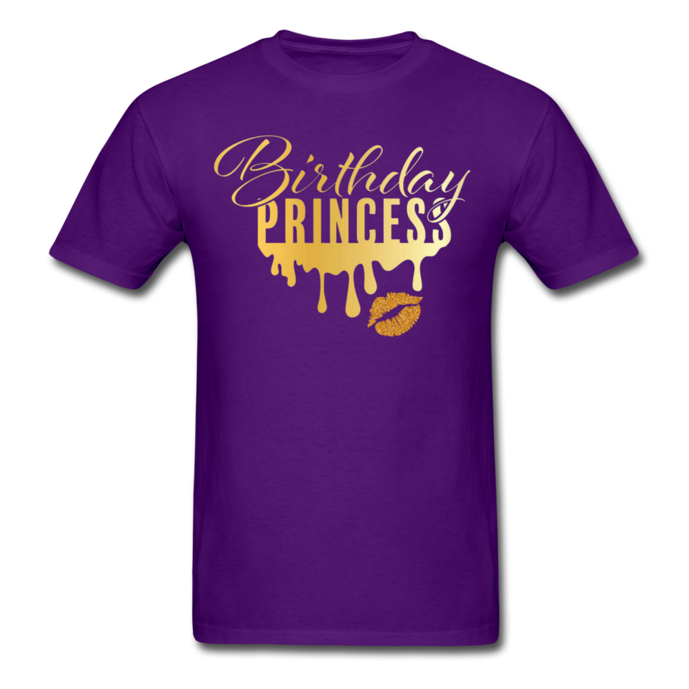 BIRTHDAY PRINCESS UNISEX SHIRT - purple