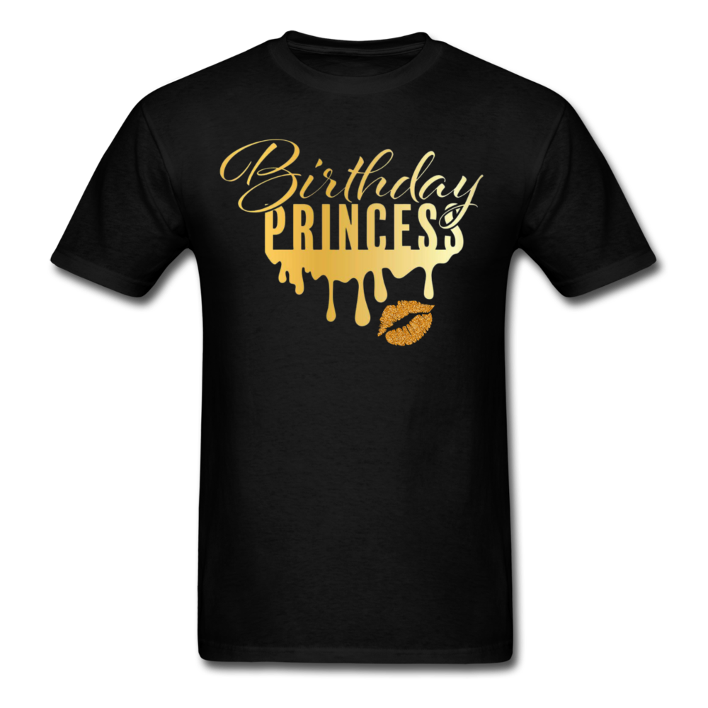 BIRTHDAY PRINCESS UNISEX SHIRT - black