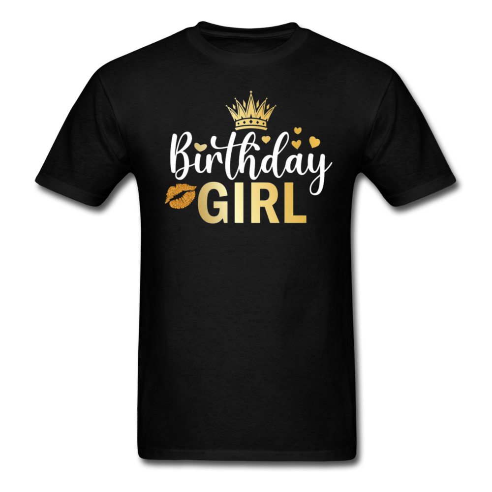 BIRTHDAY GIRL UNISEX SHIRT - black