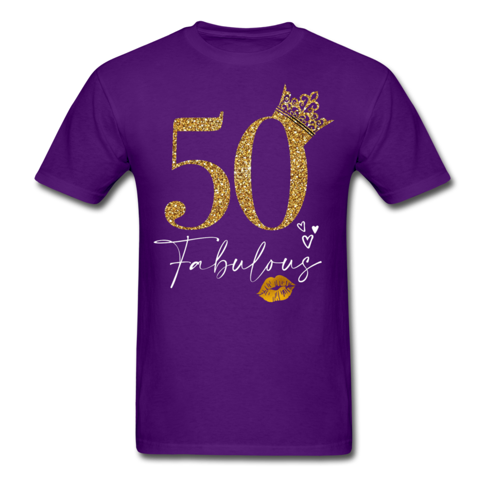 50 FABULOUS UNISEX SHIRT - purple