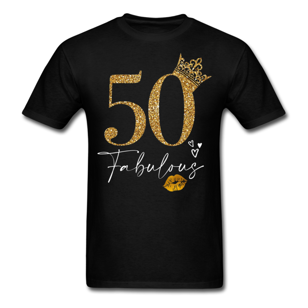 50 FABULOUS UNISEX SHIRT - black