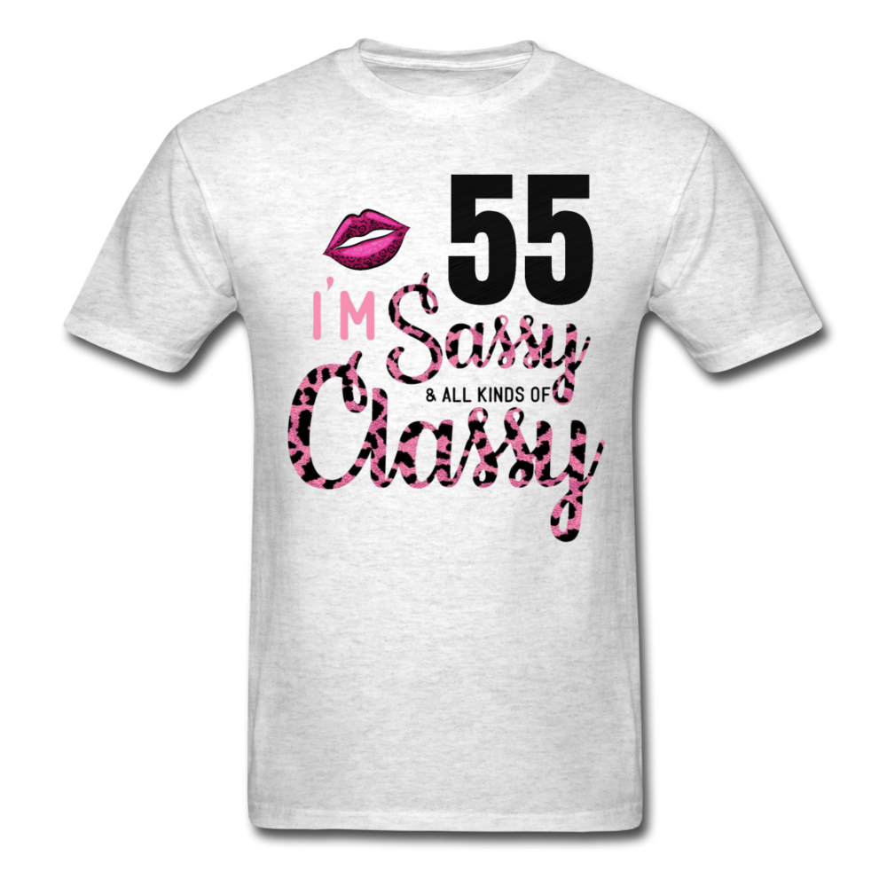 55 SASSY CLASSY UNISEX SHIRT - light heather gray