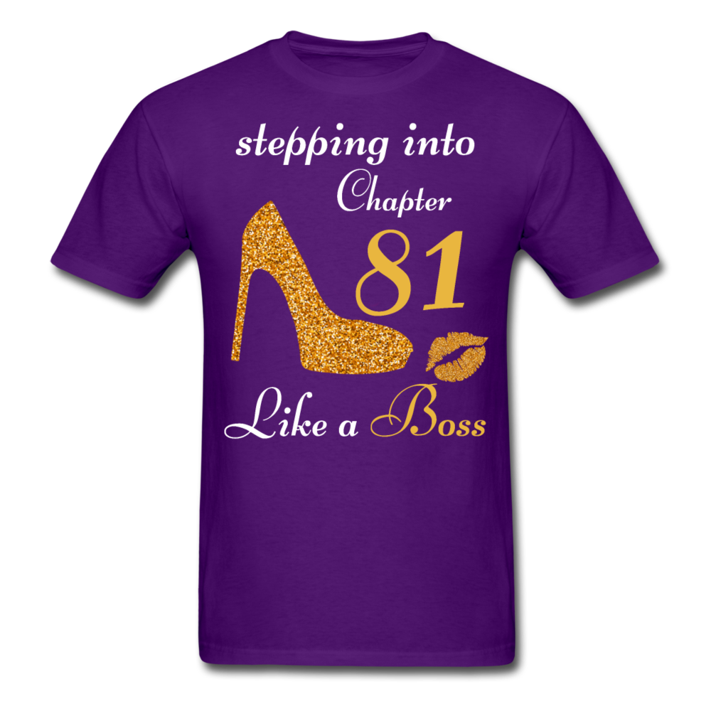 STEPPING CHAPTER 81 UNISEX SHIRT - purple