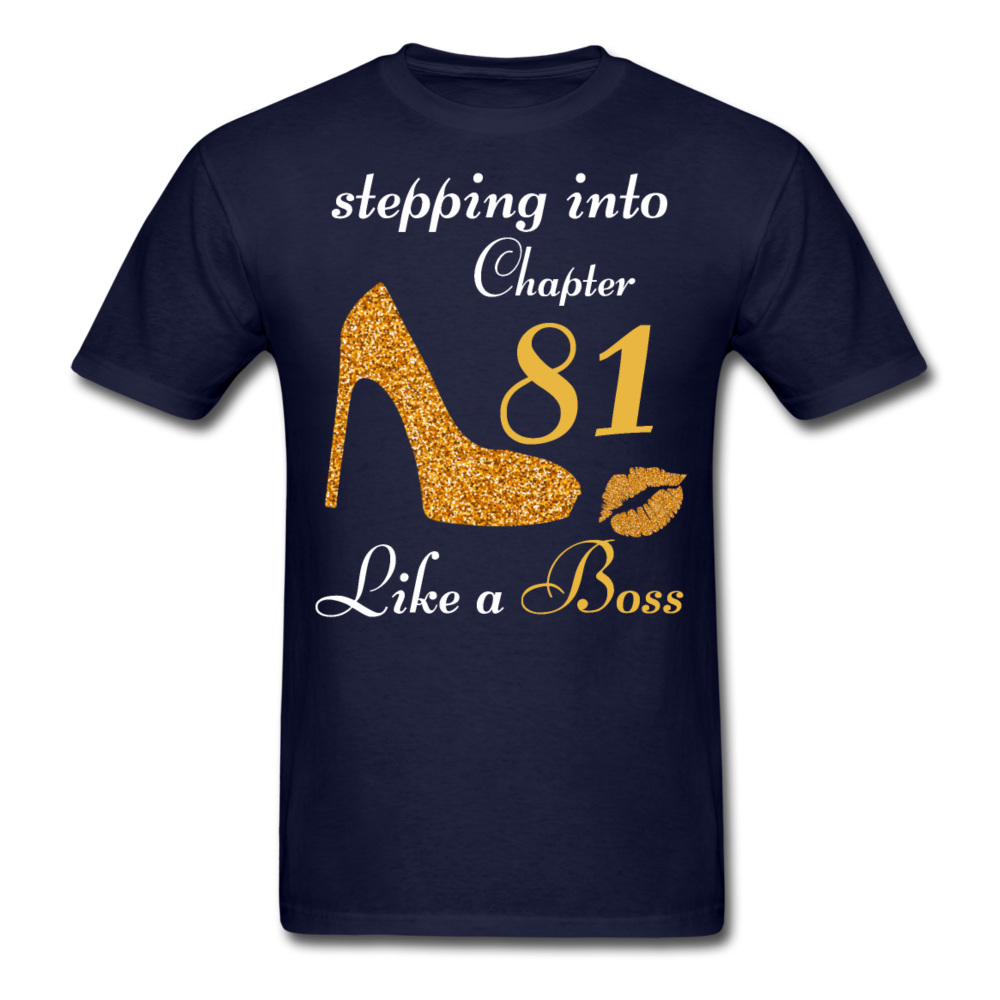 STEPPING CHAPTER 81 UNISEX SHIRT - navy