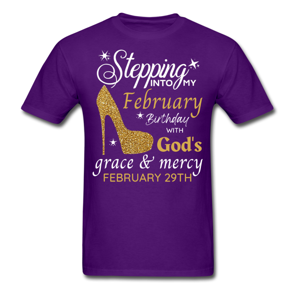 FEBRUARY 29TH GRACE UNISEX SHIRT - purple