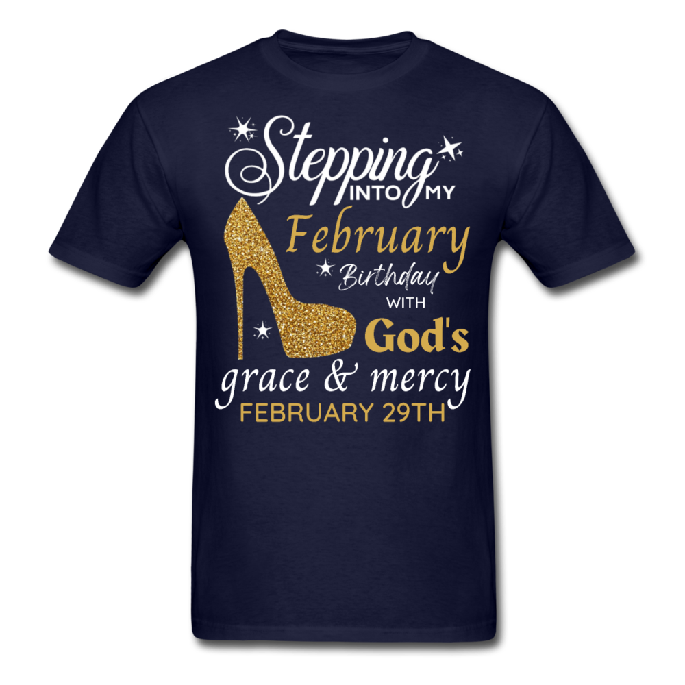 FEBRUARY 29TH GRACE UNISEX SHIRT - navy