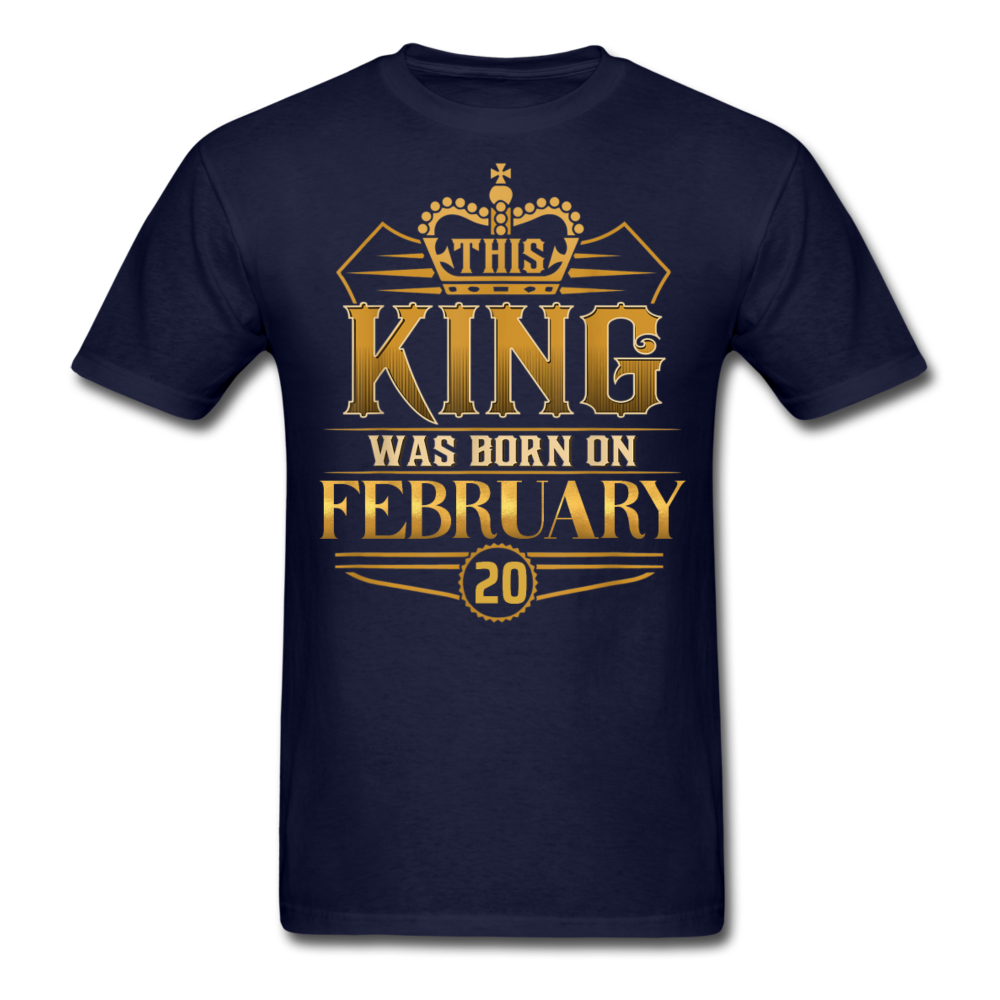 KING 20TH FEBRUARY SHIRT - navy