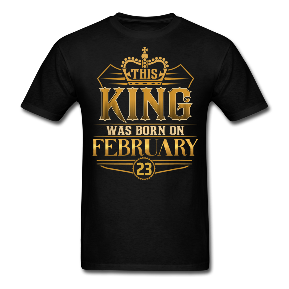 KING 23RD FEBRUARY SHIRT - black