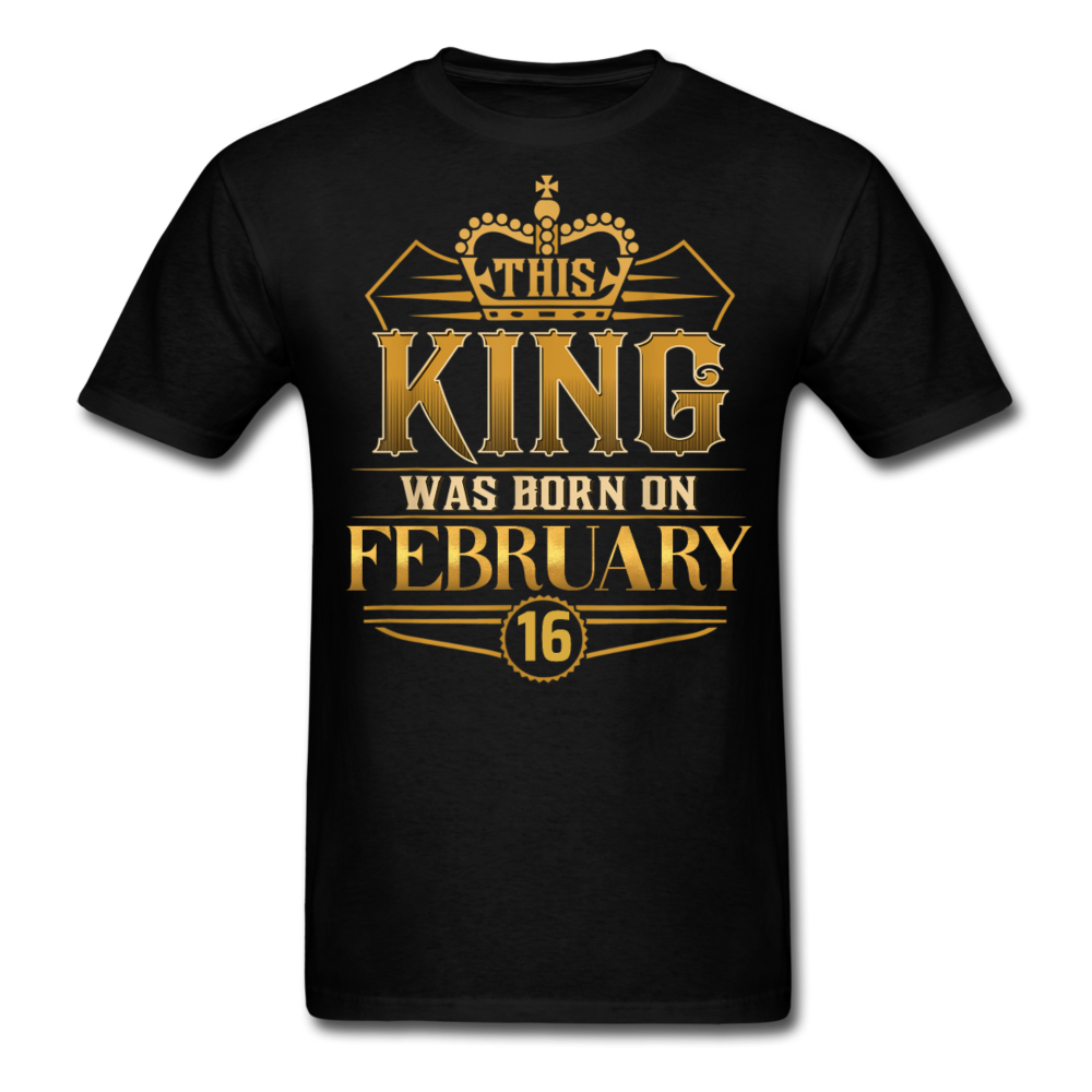 KING 16TH FEBRUARY SHIRT - black