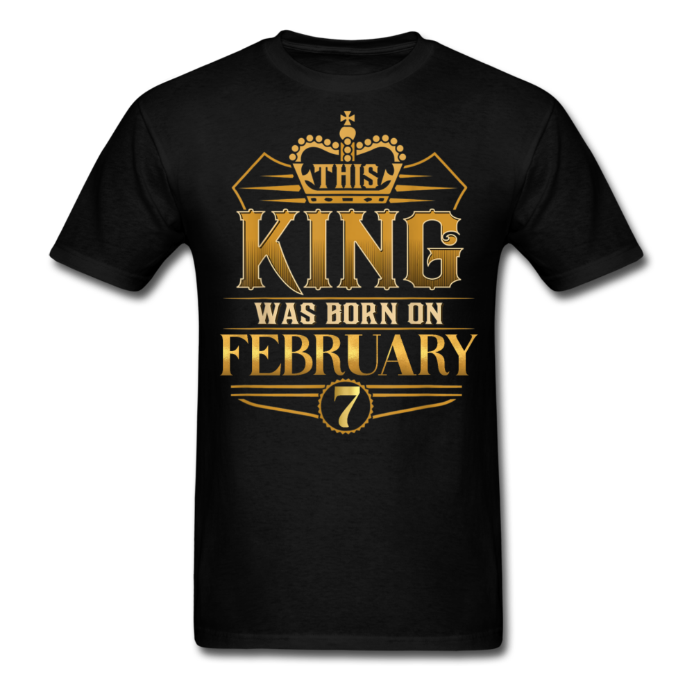 KING 7TH FEBRUARY SHIRT - black