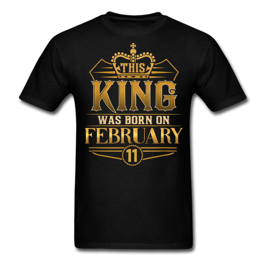 KING 11TH FEBRUARY SHIRT - black