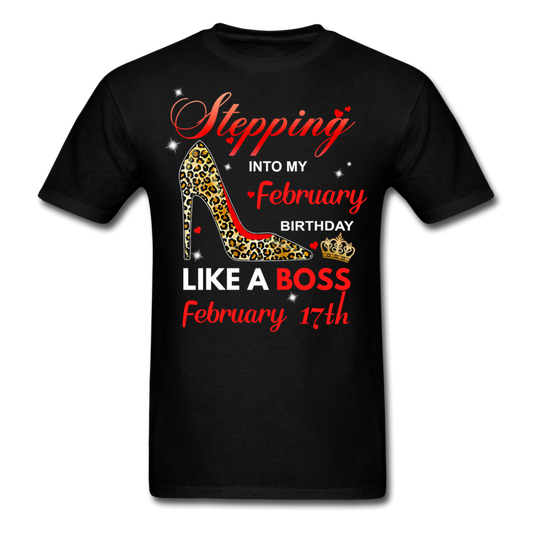 BOSS 17TH FEBRUARY UNISEX SHIRT - black