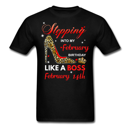 BOSS 14TH FEBRUARY UNISEX SHIRT - black