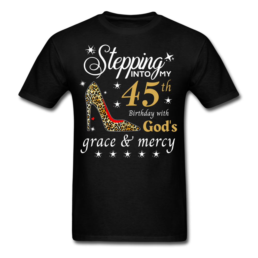 STEPPING 45 GRACE UNISEX SHIRT - black