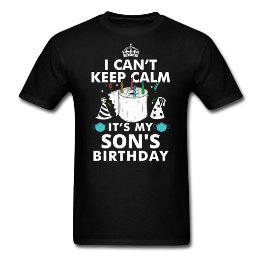 SONS BIRTHDAY UNISEX SHIRT - black